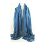 SCARF WITH GOLD ACCENTS